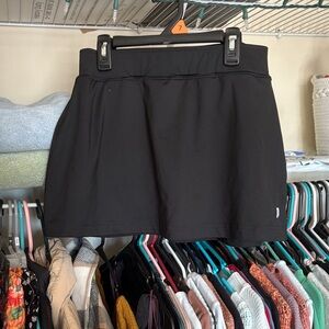 Black Women's Tennis Skort